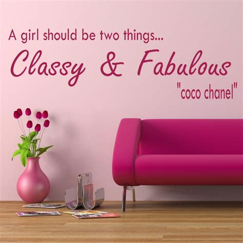Wall Stickers Decals Blog Archive A Girl Should Be Two Things