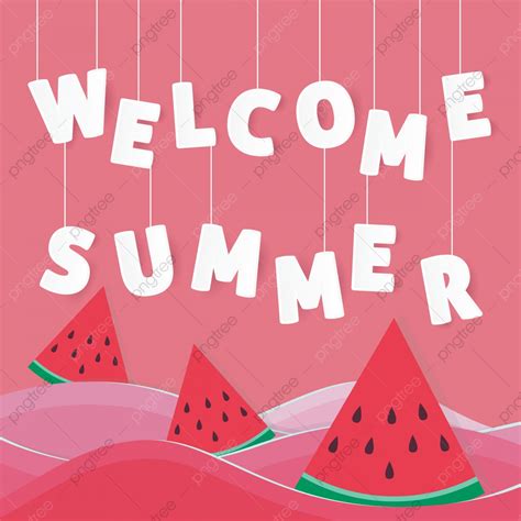 The game «princess summer designer» from the category «dress up» is made using html5 technology, therefore it is suitable for any browser on a personal computer. Cartoon Color Welcome To Summer Design Materials, Cartoon, Color, Welcome PNG and Vector with ...