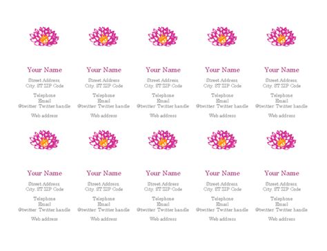 The free business card template has just been devised to help people in crafting their own cards in smart style. Business cards - Office.com