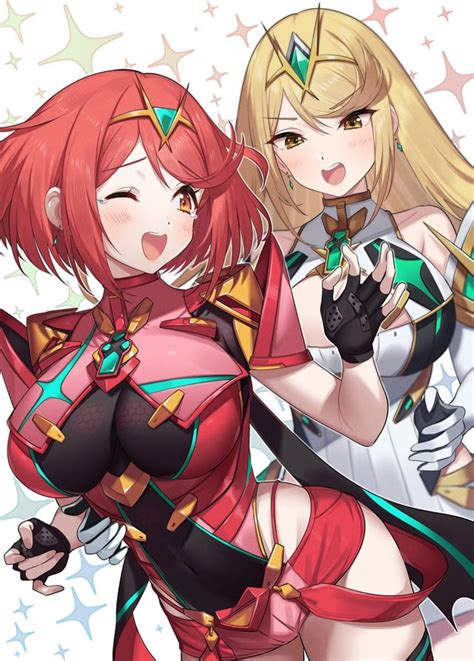 Pyra And Mythra By Green322green Rxenobladechronicles