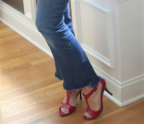 Diy Cropped And Fringe Jeans Connecticut In Style