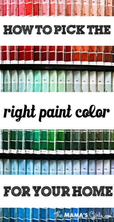 How To Pick The Right Paint Color