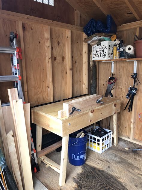 The Humble Garden Shed Workbench Rworkbenches