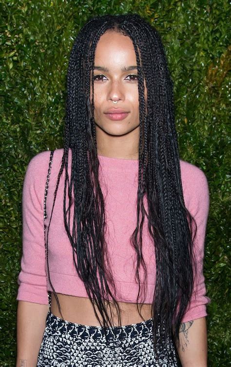 Aug 31, 2020 · there are way more than just one way to wear box braids. Zoë Kravitz | Hair styles, Box braids hairstyles, Zoe ...
