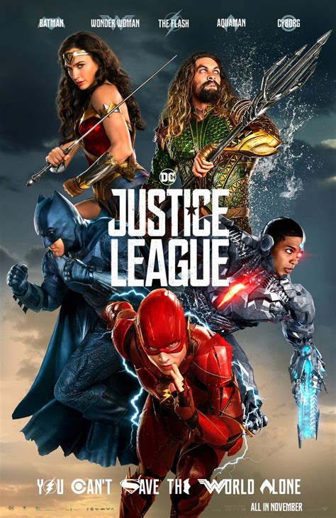 Nouvelle Affiche Us Pour Justice League De Zack Snyder Fucking Cinephiles Le Meilleur Du