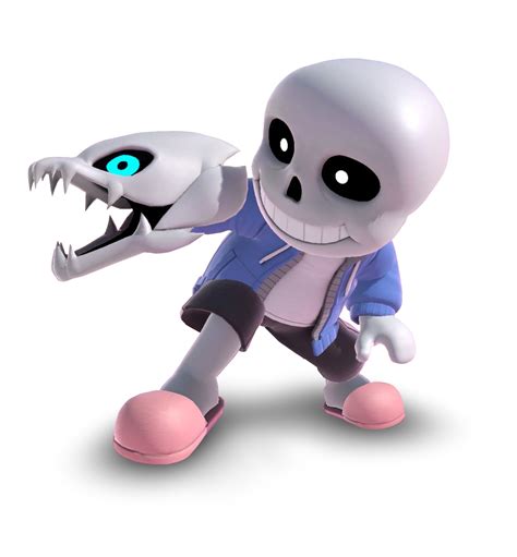 Official Ish Sans The Skeleton Render From Super Smash Bros Ultimate