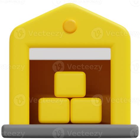 Free Warehouse 3d Render Icon Illustration 21617512 Png With