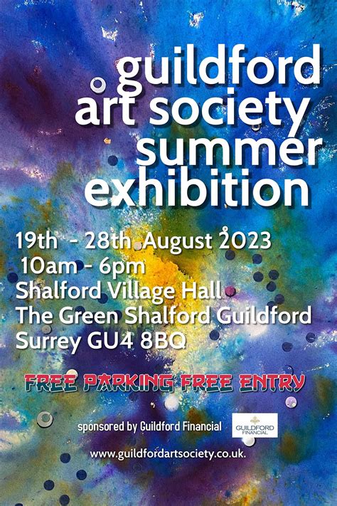 Guildford Art Society Summer Exhibition Shalford Village Hall