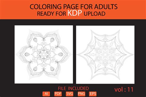 Adults Coloring Page Svg Bundle Pack Graphic By Kamrun82 · Creative Fabrica