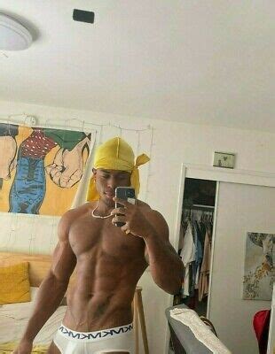 Shirtless Male Muscular African American Black Hunk Jock Beefcake Photo X B Picclick