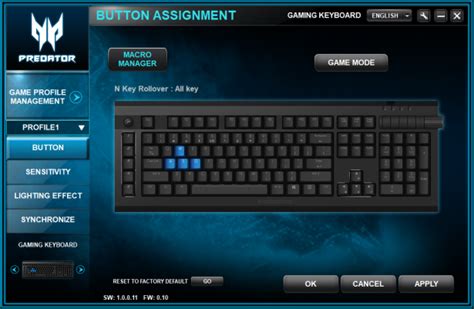 Keyboard Review Acer Predator Aethon 500 Rgb Mechanical Gaming