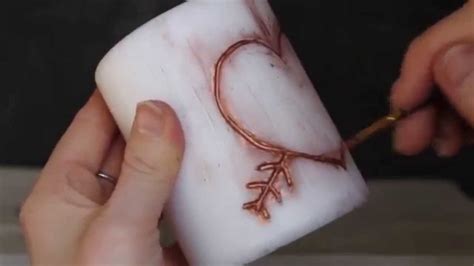 Diy Carved Candles Youtube