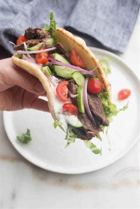 Beef Gyros Slow Cooker Or Instant Pot Recipe Beef Gyro Gyro