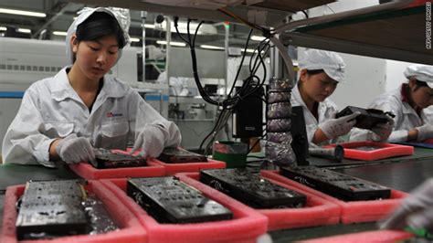Foxconn has 12 factories in nine chinese cities—more than in any other country.36. Chinese manufacturers face labor upheaval - CNN.com