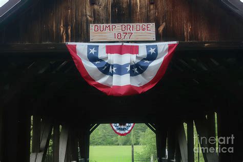 Bump Covered Bridge Photograph By Jim Beckwith Fine Art America