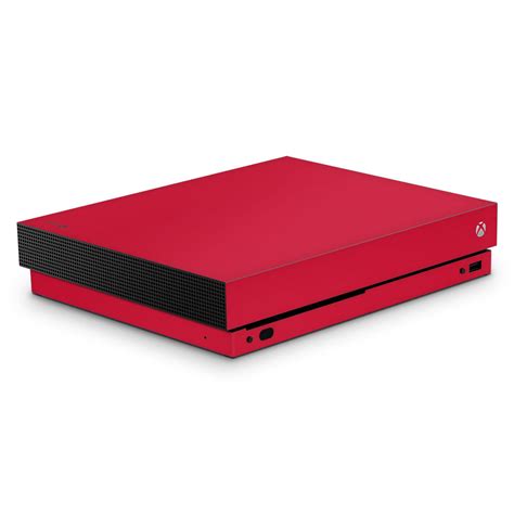 Xbox One X Skin Pure Red Skinwraps Australia