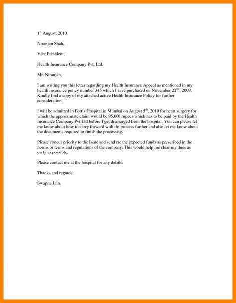 What Is An Appeal Letter Template Free Sample Example And Format