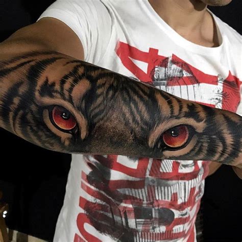 Tiger Tattoo Tiger Eyes Tattoo Mirada De Tigre Tatuaje De Tigre
