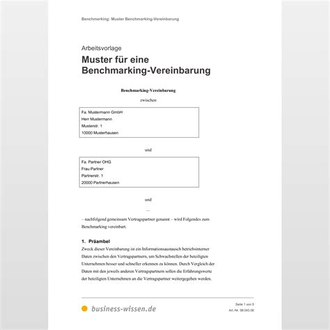 Dieses muster einer vertraulichkeitsvereinbarung (eng. Vereinbarung muster | Schriftliche Vereinbarung Muster ...