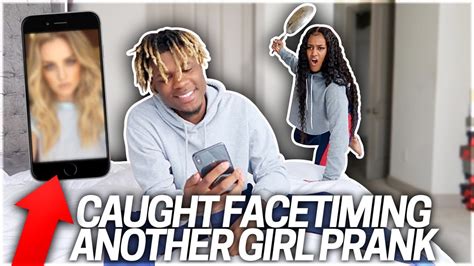 caught on facetime with another girl prank on girlfriend youtube