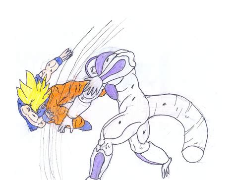 Goku Vs Frieza Full Power By Blinvarfi On Deviantart