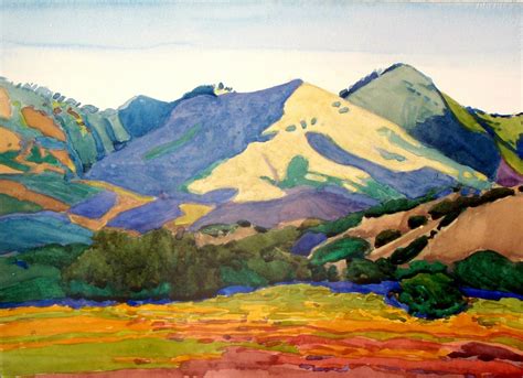 Robin Purcell California Watercolors In The Plein Air Tradition