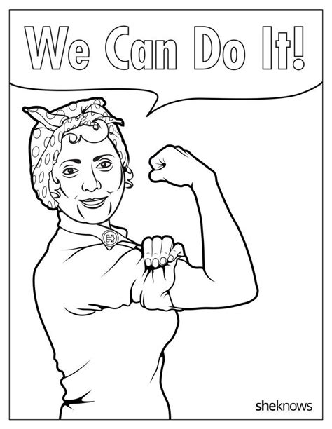 16 Fabulous Famous Women Coloring Pages For Womens History Month