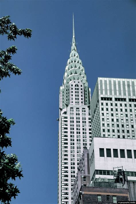 Chrysler Tower In New York City Geographic Media