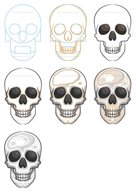 How To Draw A Skull A Step By Step Guide Ihsanpedia