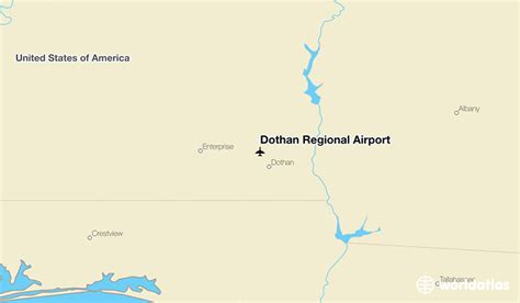 Dothan Regional Airport Dhn Worldatlas