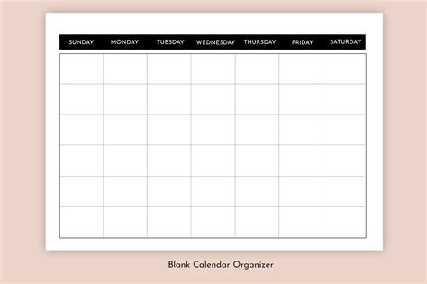 Writable Calendar Template