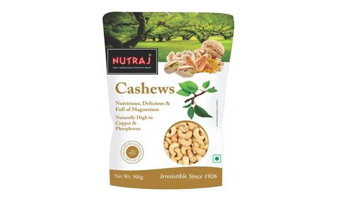 Cashew Packaging Design Attractive Dry Fruits Packet Designs