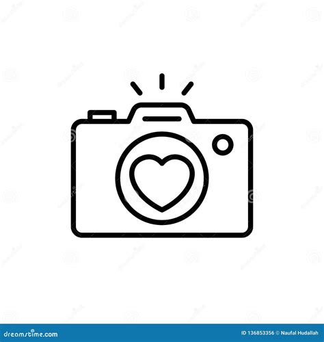 Wedding Party Camera Photography Documentation Icon Camera With Love