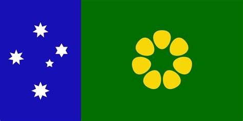 Australian Flag Proposal 2016 Based On The Golden Wattle And Nt Flags