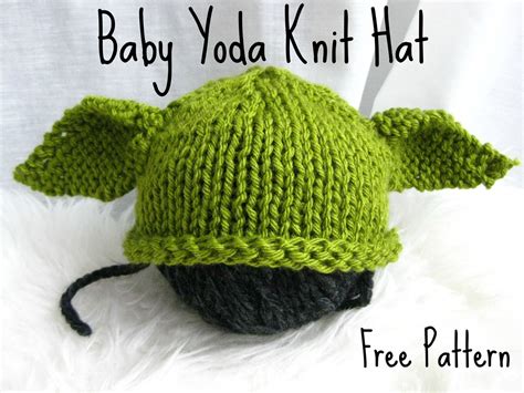 Baby Yoda Knit Hat With Free Pattern Baby Hats Knitting Baby Hat