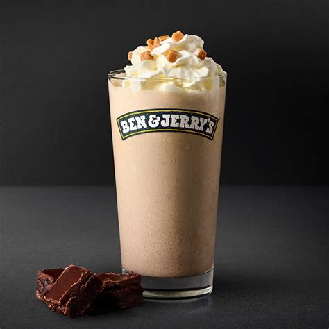 Ben And Jerrys Chocolate Fudge Brownie Deluxe Shake Take Away Fastfood