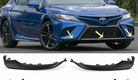 For 18 2019 2020 TOYOTA Camry SE XSE Front Bumper Grille Lower Trim Molding 3PCS | eBay