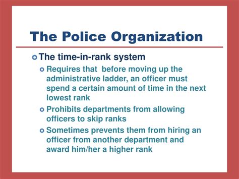 Ppt The Police Organization Role And Function Powerpoint