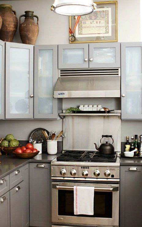 Buffet of buffets white with stainless steel top with hutch by home styles. Suzie: Emily Johnston Anderson - Glossy gray lacquer top ...