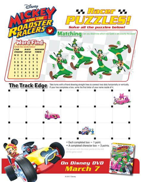 Mickey and the roadster racers birthday cake made by peace love. Disney Mickey and The Roadster Racers Puzzle Page | Mama ...