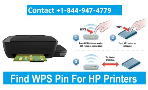 How To Find Wps Pin On Hp Printer And Establish Connection Hp Printer Printer Wps