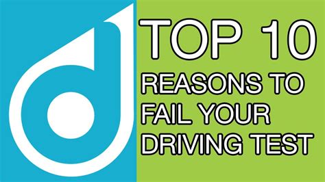 Top 10 Most Common Reasons To Fail Your Driving Test Midrive Youtube
