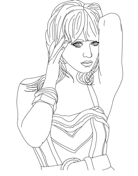 Amazing Katy Perry Coloring Page Free Printable Coloring Pages For Kids