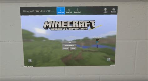Hololens Gaming Minecraft Windows 10 Edition Beta Build5nines