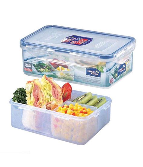 Lock And Lock Polyproplene Food Container Set Of 1 1000 Ml Buy Online At