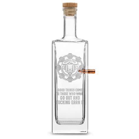 Premium 50 Cal Bmg Bullet Bottle Liberty Whiskey Decanter Brojaq Sp