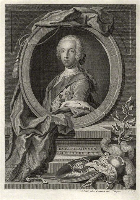 Engraving Of Prince Charles Edward Stuart Usually Attributed To Sir