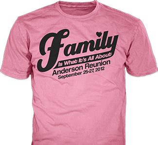 We want to help you in this endeavor, especially if you have been tasked with organizing a family reunion, creating the family tee shirt or just simply want to do it on your own. Family Reunion Custom T-Shirts - ClassB® Custom Apparel ...