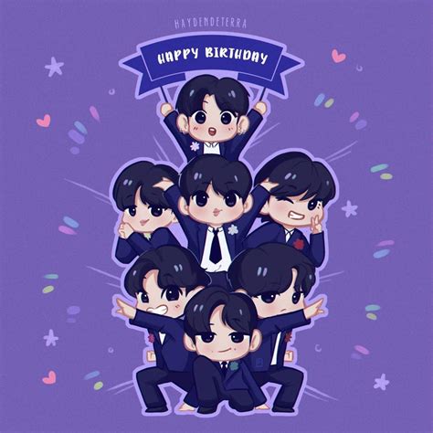 Birthday Wishes For Bts Happy Birthday Bts Canvas Print By