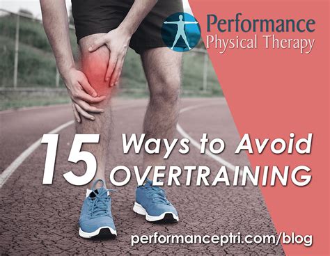 15 Ways To Avoid Overtraining